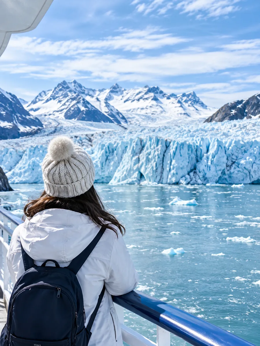 View at Columbia Glacier Cruises